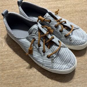 Sperry Gray Sneakers Size 8W